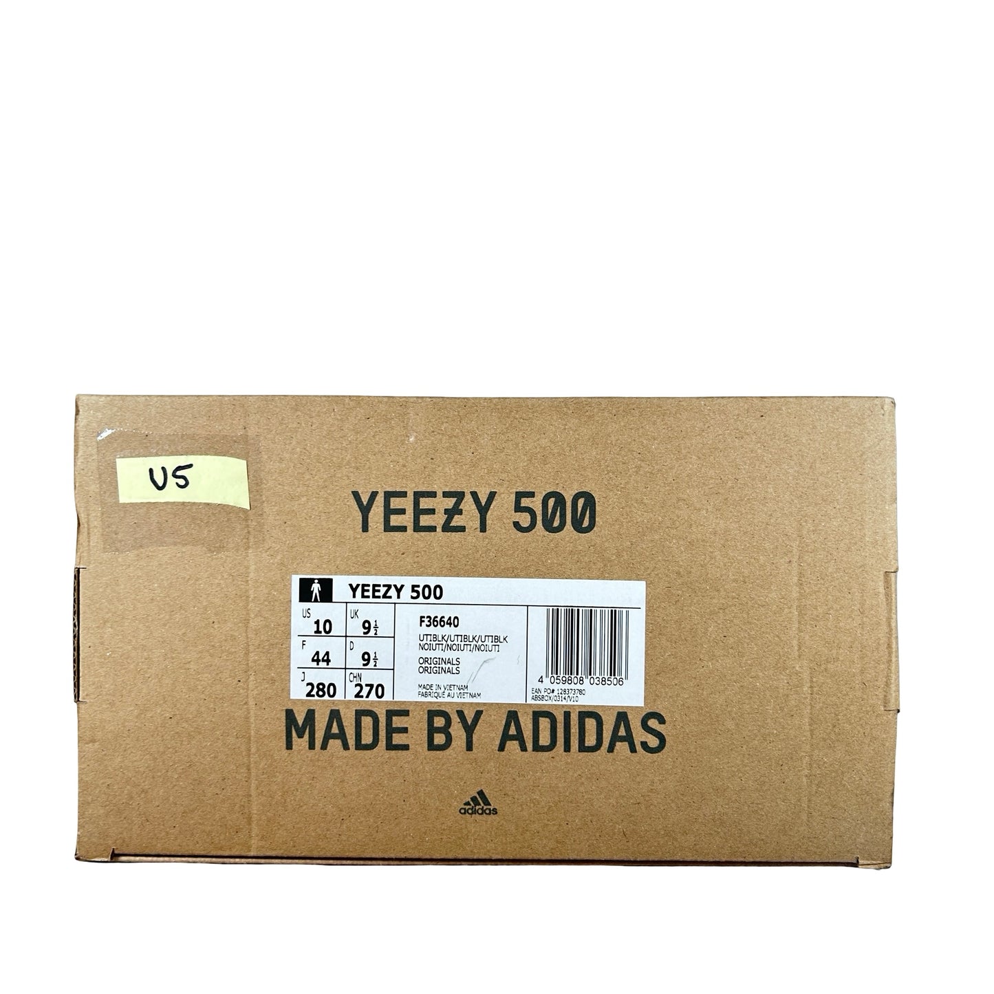 F36640 Adidas Yeezy 500 Utility Black [USED] - 10 M (Used5)