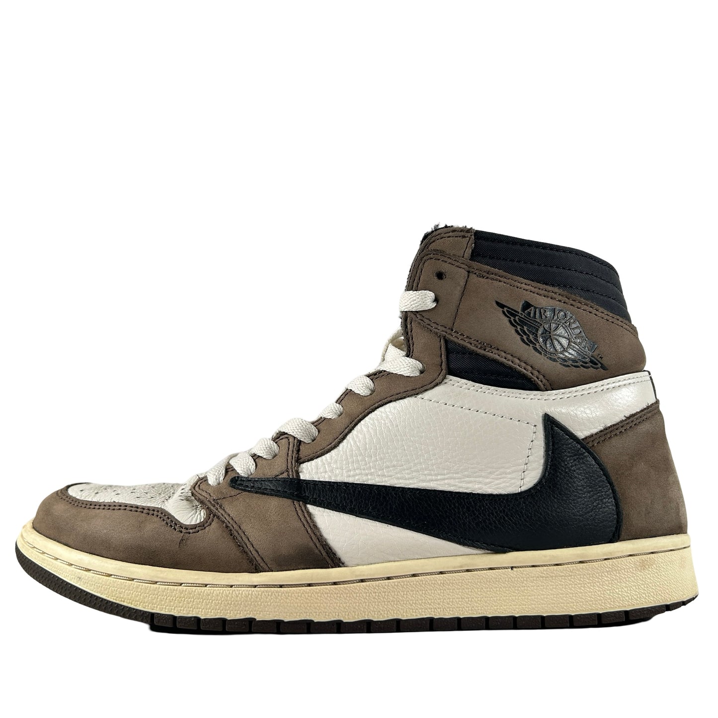 CD4487 100 Jordan 1 Retro High OG SP Travis Scott Mocha [USED] - 10.5 M (Used)
