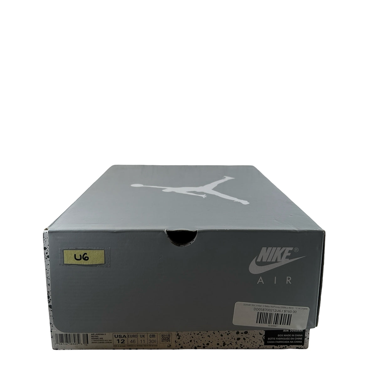 DD0587 002 Jordan 5 Retro Wolf Grey (2026) [USED] - 12 M (Used6)