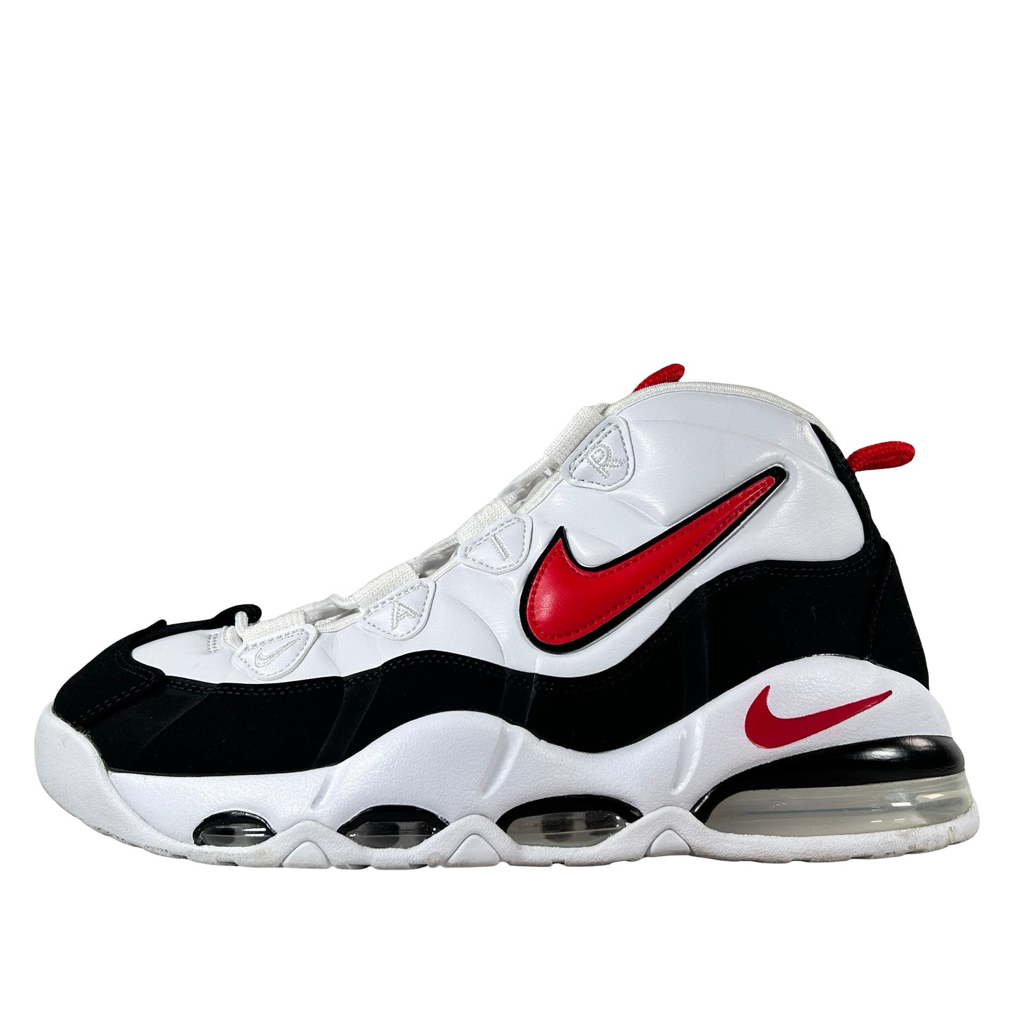 CK0892 101 Nike Air Max Uptempo 95 White Red Black [USED] - 9.5 M (Used)