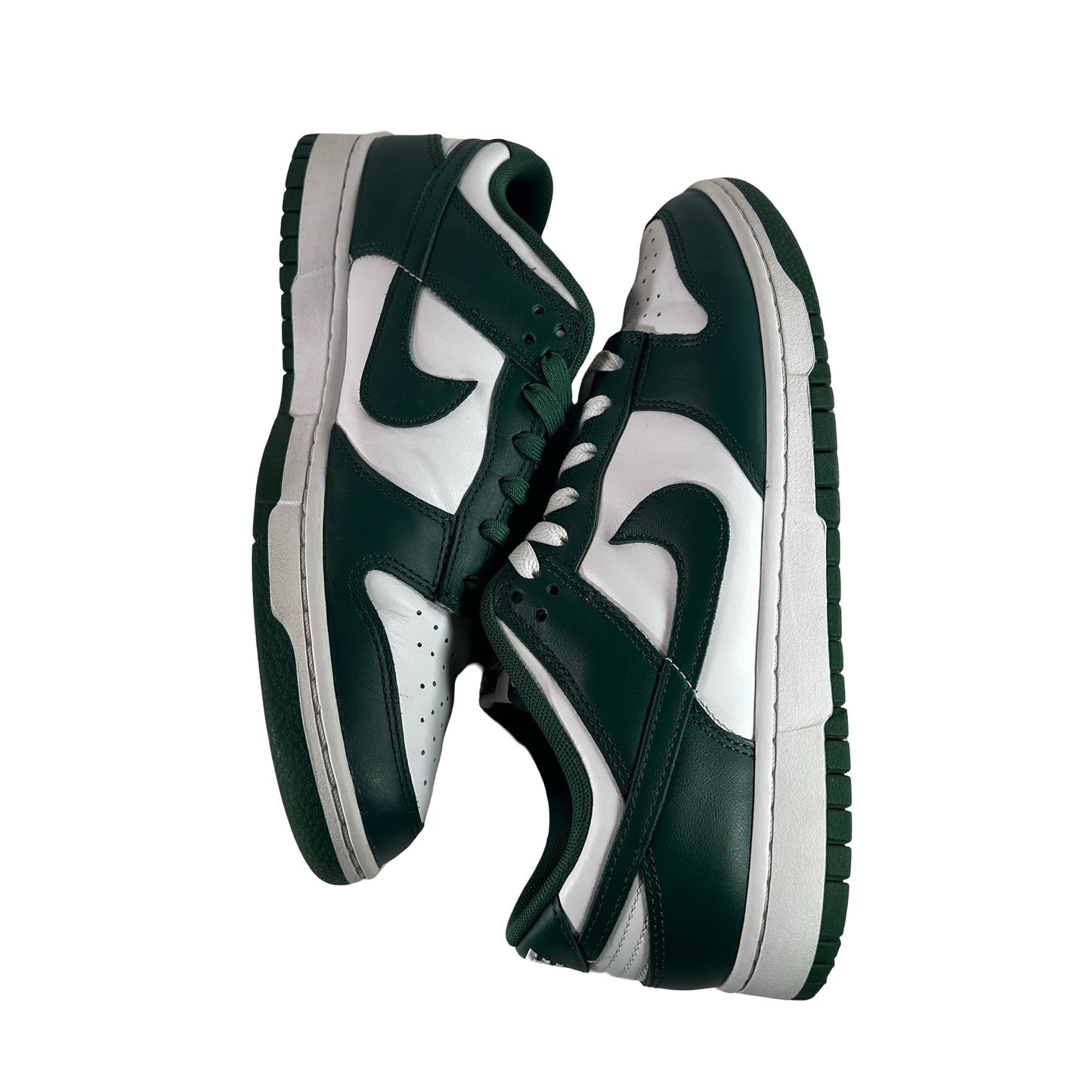 DD1391 101 Nike Dunk Low Michigan State [USED] - 9.5 M (Used3)