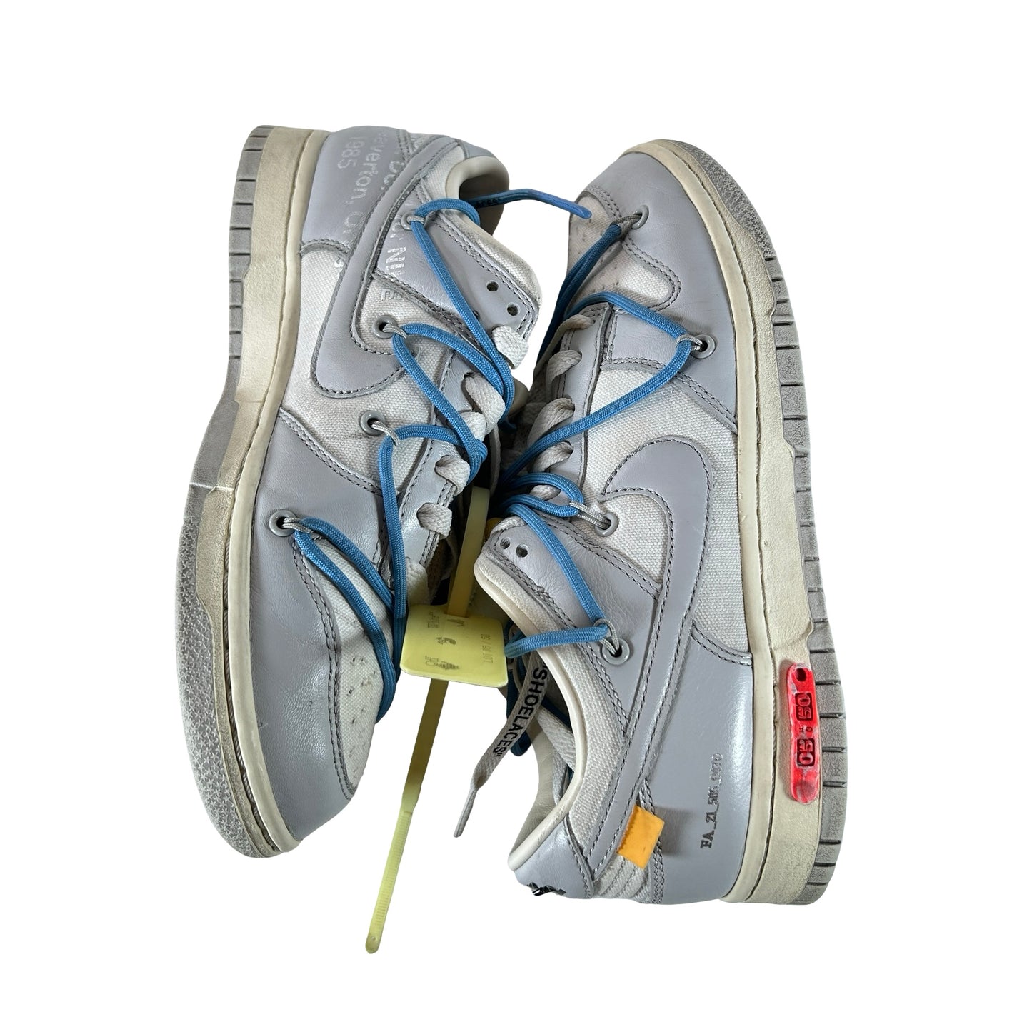 DM1602 113 Nike Dunk Low Off-White Lot 5 [USED] - 6.5 M (Used)