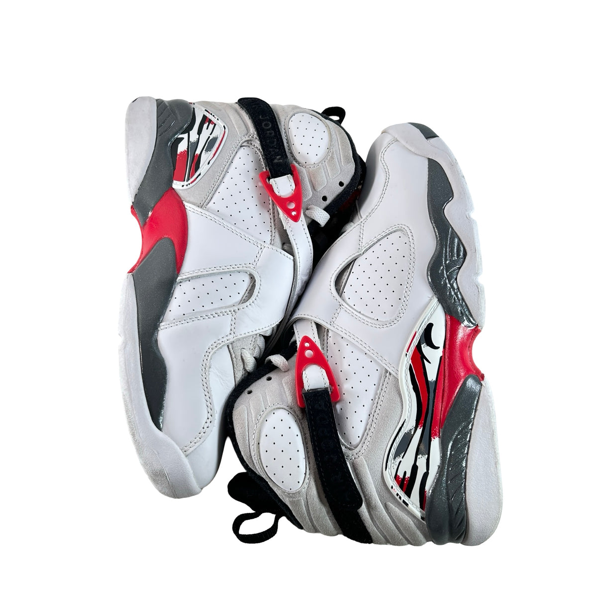 305368 100 Jordan 8 Retro White True Red (2025) (GS) [USED] - 6.5 Y (Used2)