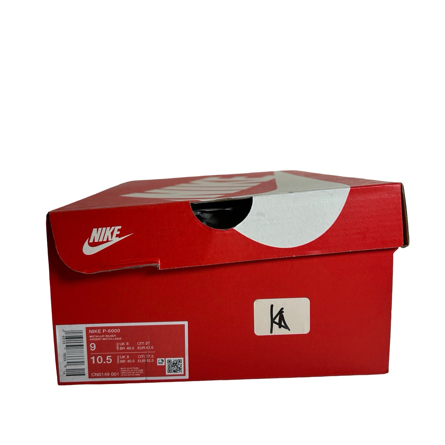 CN0149 001 Nike P-6000 Metallic Silver [USED] - 9 M (Used)