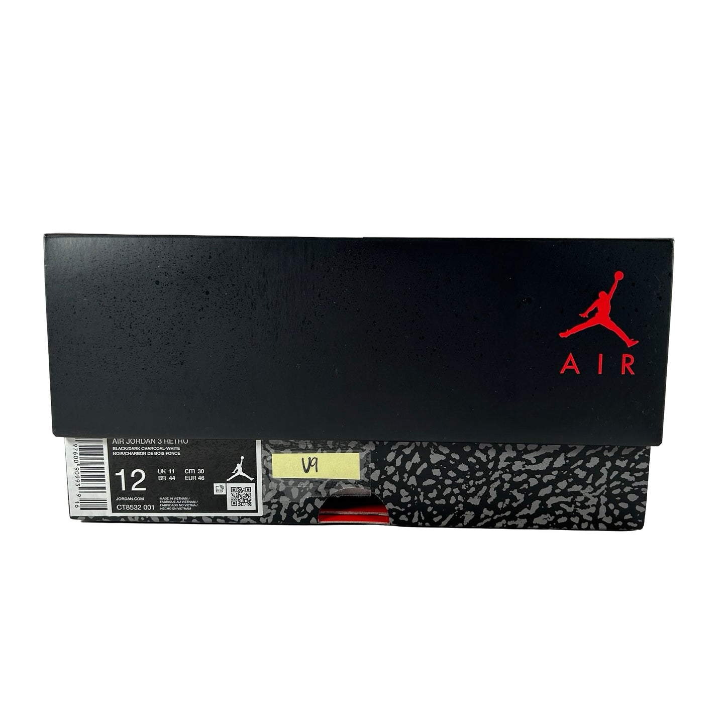 CT8532 001 Jordan 3 Retro Black Cat (2025) [USED] - 12 M (Used9)
