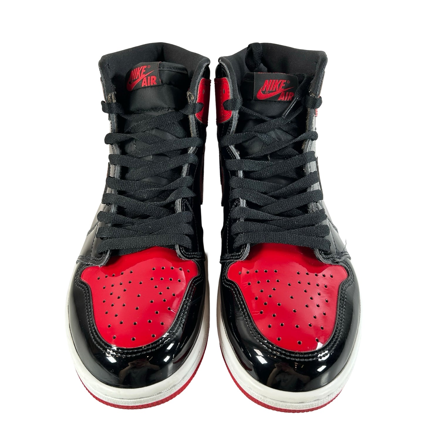 555088 063 Jordan 1 Retro High OG Patent Bred [USED] - 10.5 M (Used5)