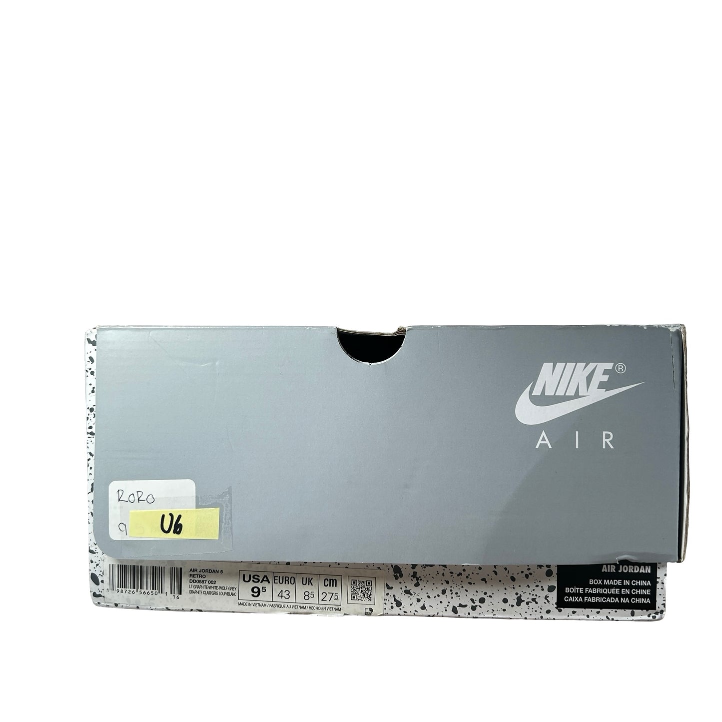 DD0587 002 Jordan 5 Retro Wolf Grey (2026) [USED] - 9.5 M (Used6)