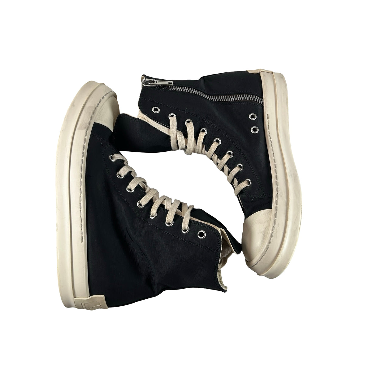 Rick Owens Drkshdw Black Canvas High [USED] - EU 39 (Used) (No Box)