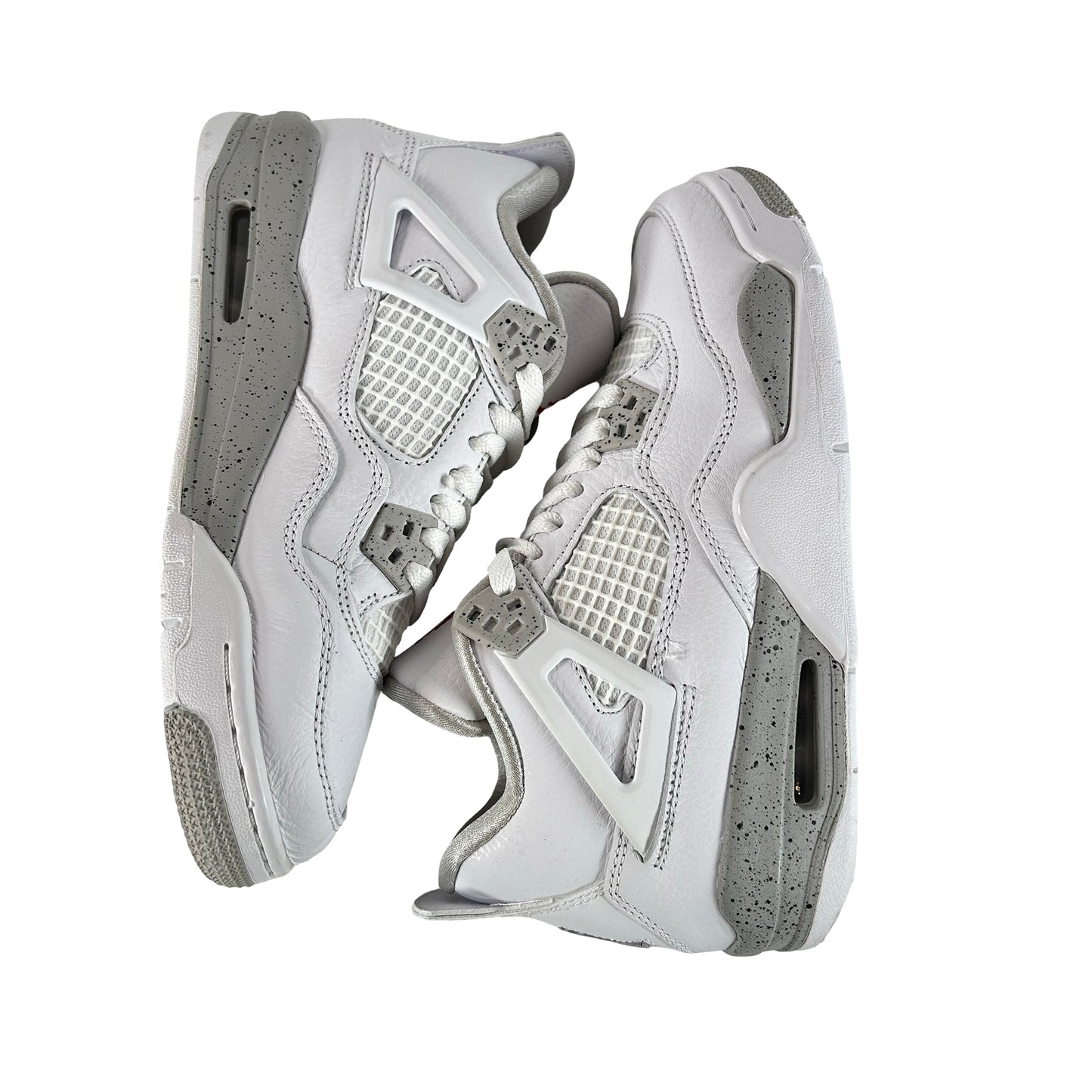 DJ4699 100 Jordan 4 Retro White Oreo (2021) (GS) [USED] - 5 Y (Used3)