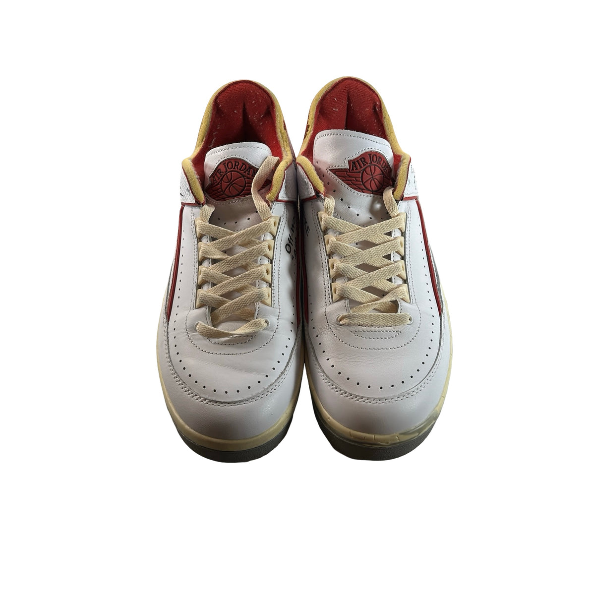 DJ4375 106 Jordan 2 Retro Low SP Off-White White Red [USED] - 11 M (Used2)