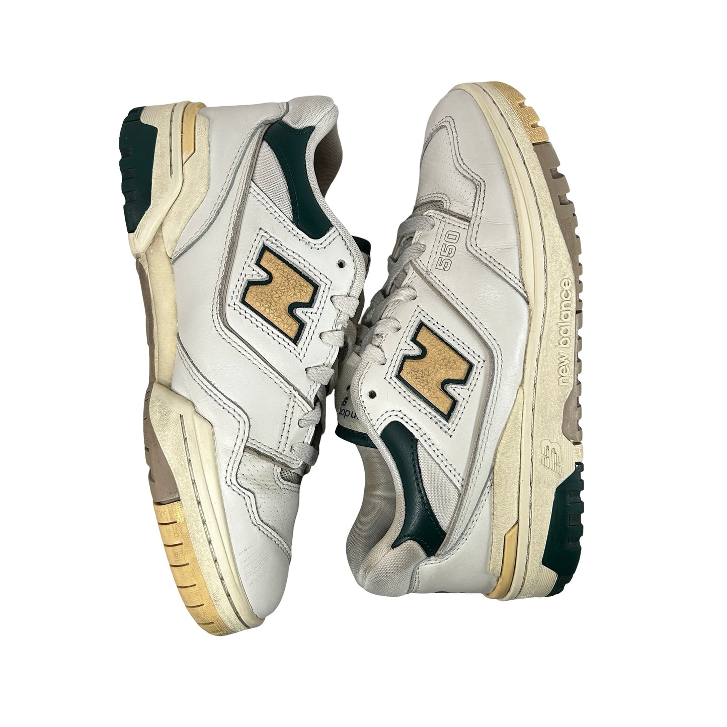 BB550A2 Aime Leon Dore New Balance 550 Natural Green [USED] - 6 M (Used) (Replace Box)