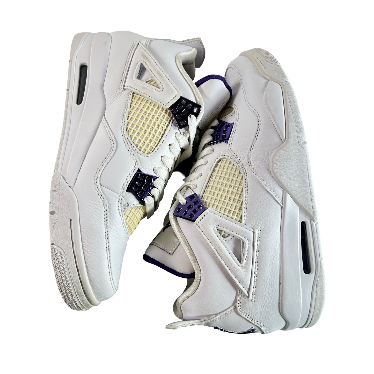 CT8527 115 Jordan 4 Retro Metallic Purple [CONDITIONAL] - 8.5 M (Yellowing)
