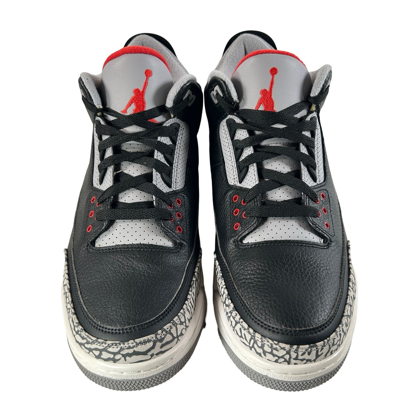 854262 001 Jordan 3 Black Cement 2018 [USED] - 13 M (Used)