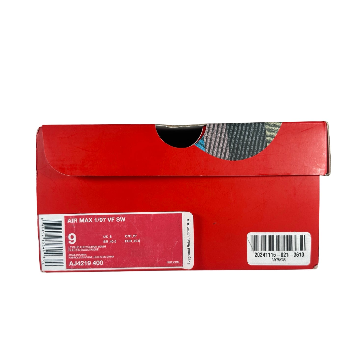 AJ4219 400 Air Max 1/97 Sean Wotherspoon [USED] - 9 M (Used3)