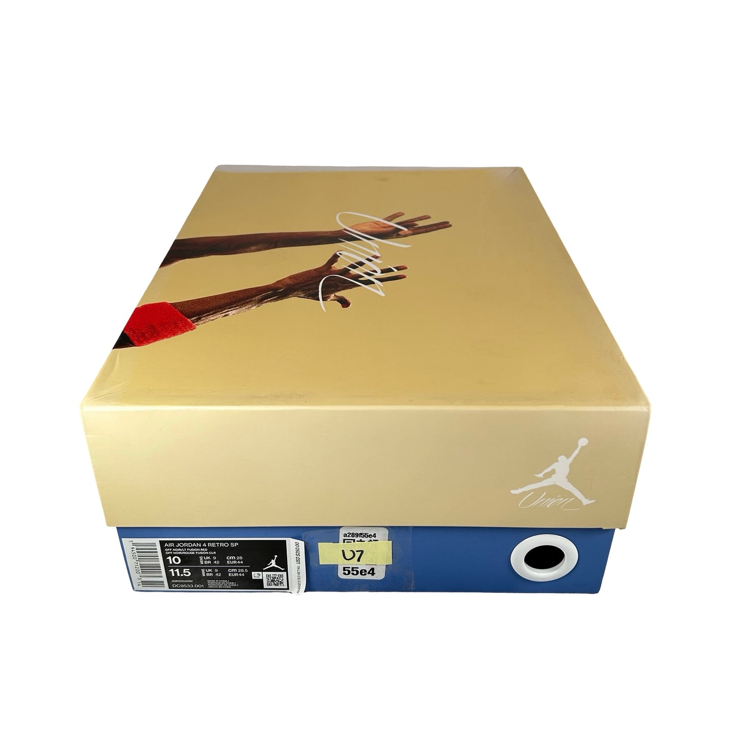 DC9533 001 Jordan 4 Retro Union Off Noir [USED] - 10 M (Used7)