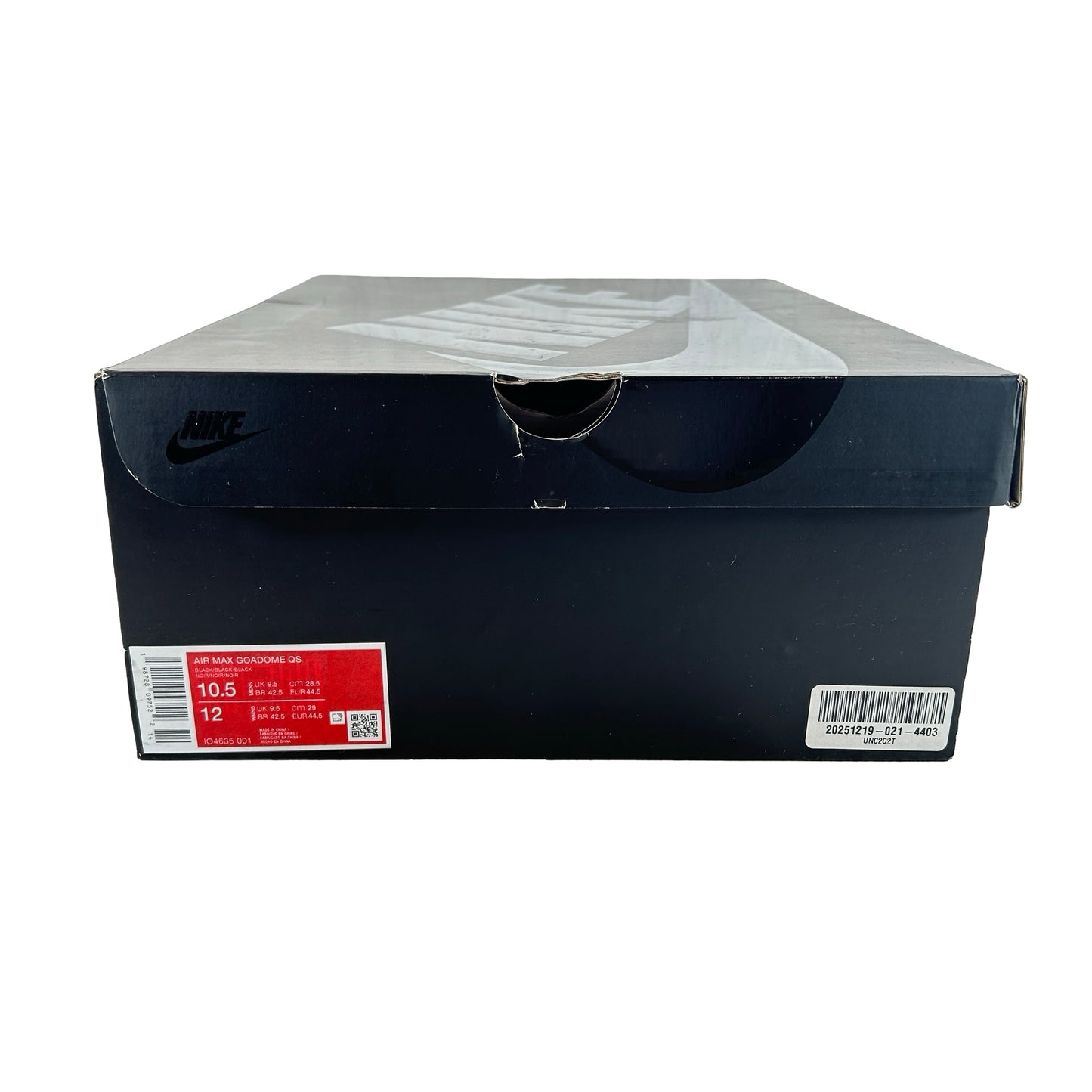 IO4635 001 Nike Air Max Goadome Black Pony Hair [USED] - 10.5 M (Used)