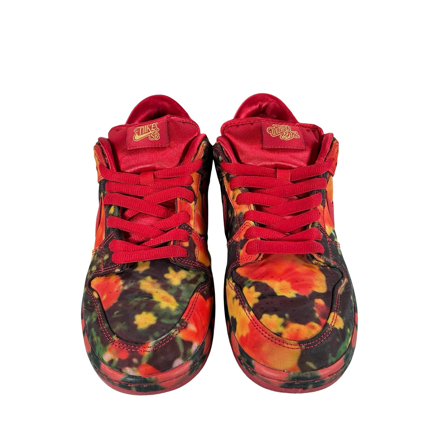 FZ1291 600 Nike SB Dunk Low The Wizard of Oz Poppy Field [USED] - 9 M (Used)