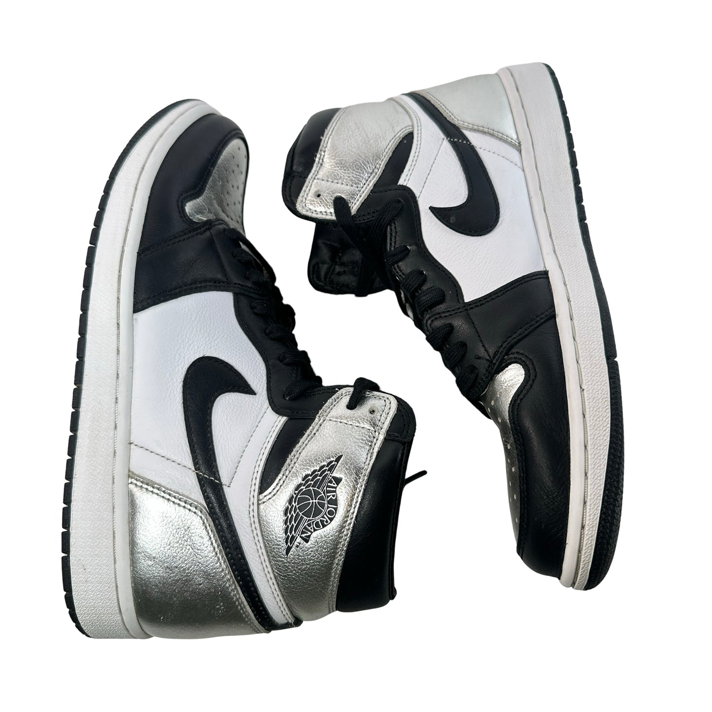 CD0461 001 Jordan 1 Retro High Silver Toe (W) [USED] - 10 W (Used) (Replace Box)