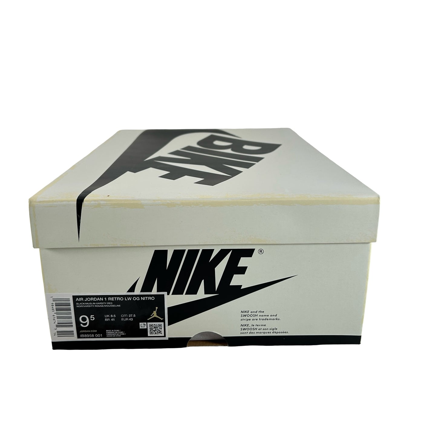 IB8958 001 Jordan 1 Retro Low OG Nigel Sylvester Nitro Better With Time [USED] - 9.5 M (Used)