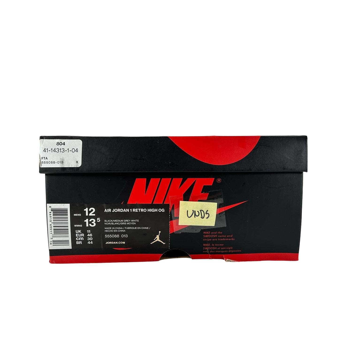 555088 013 Jordan 1 Shadow (2018) [USED] - 12 M (VNDS)