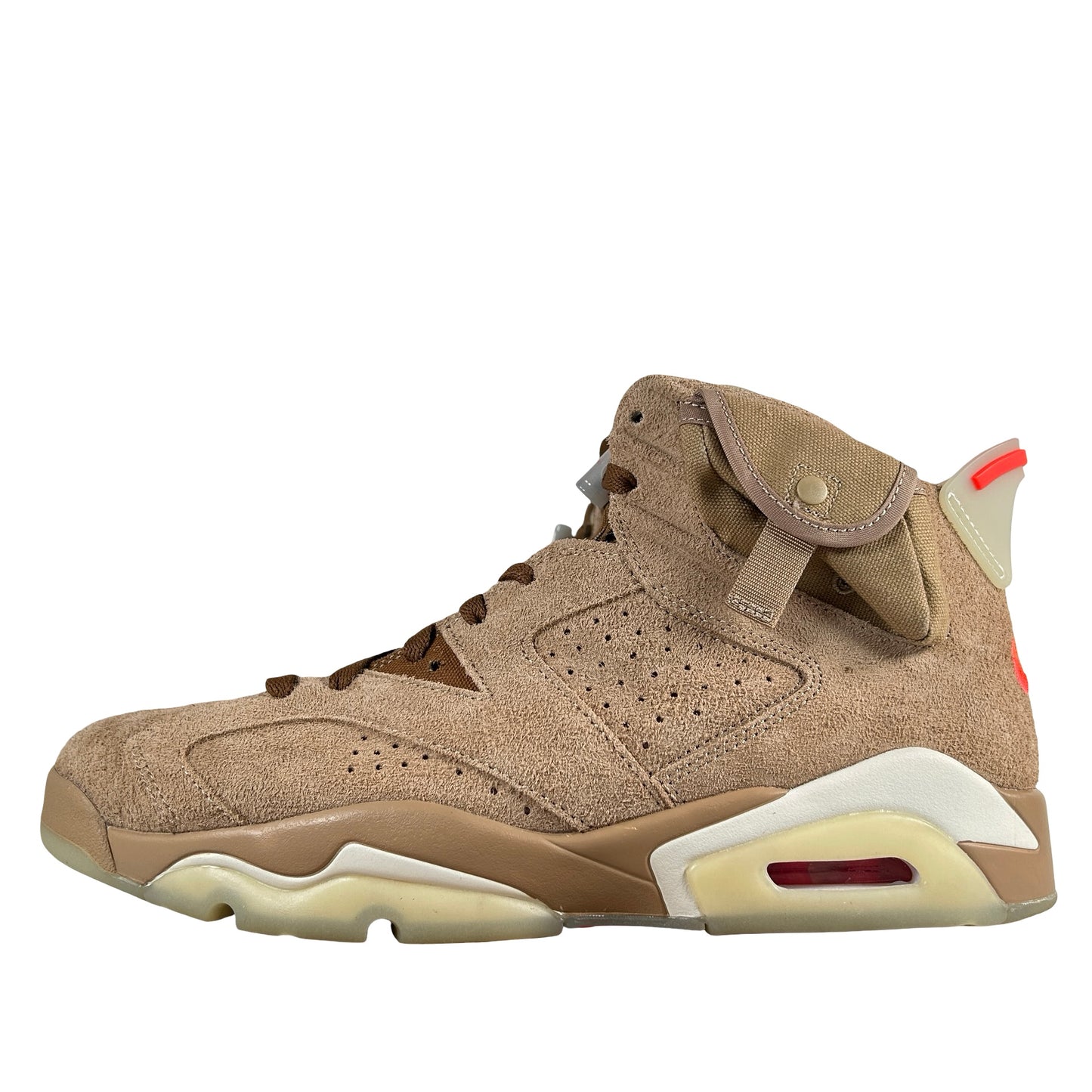DH0690 200 Jordan 6 Retro Travis Scott British Khaki [USED] - 12 M (VNDS3)