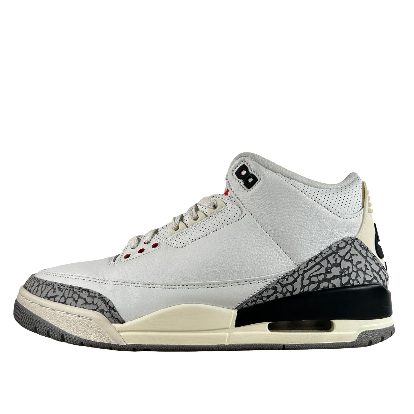 DN3707 100 Jordan 3 Retro White Cement Reimagined [USED] - 10.5 M (Used28)