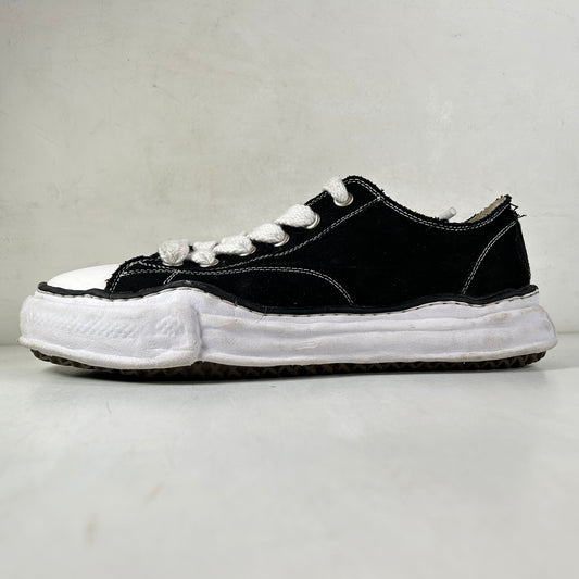 A01FW702 Maison Mihara Yasuhiro Hank OG Sole Canvas Low Black [USED] - 12 M (Used) (No Box)