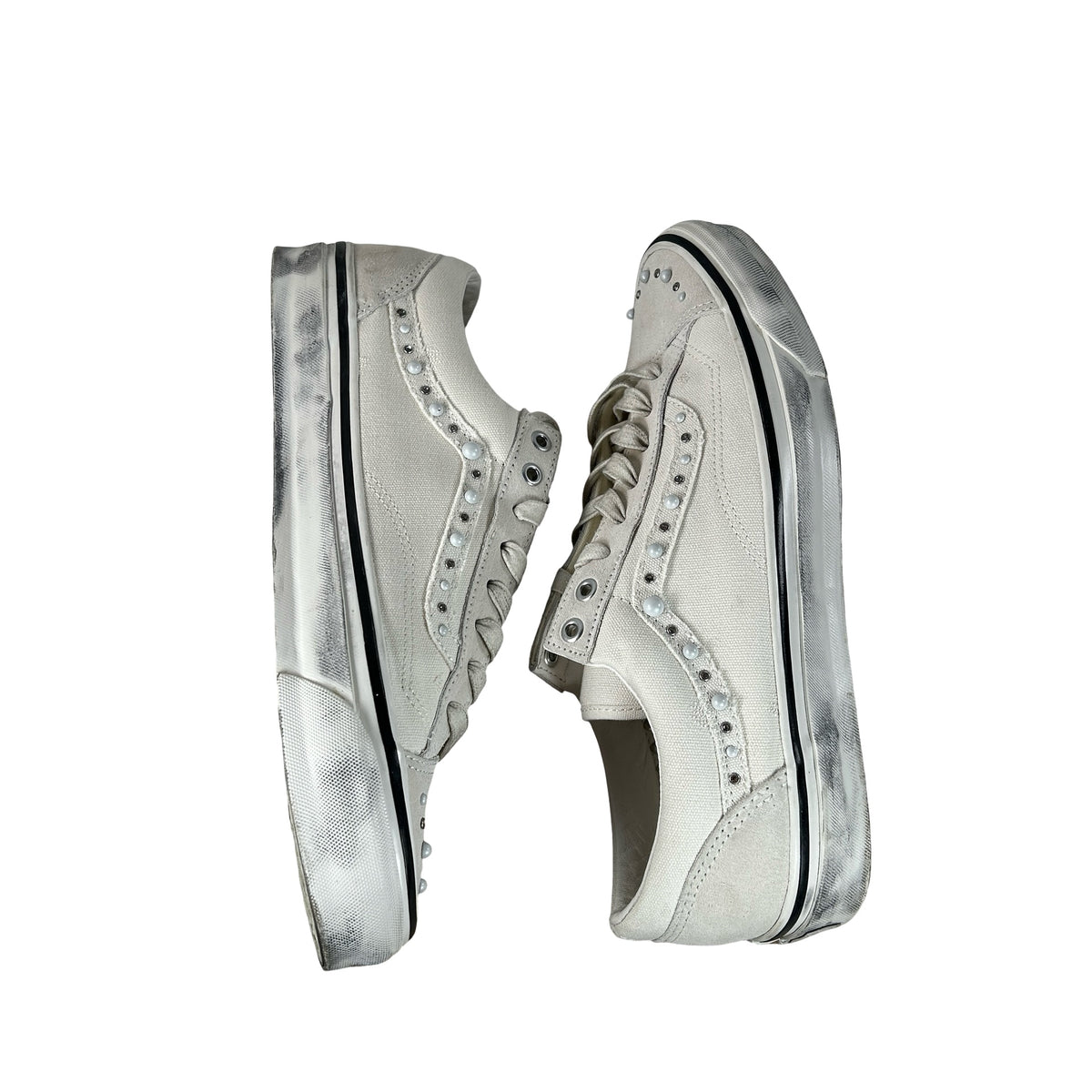 VN000E8VCCZ Vans OTW Old Skool 36 Pearlized Pack Marshmallow [USED] - 12 M (Used3)