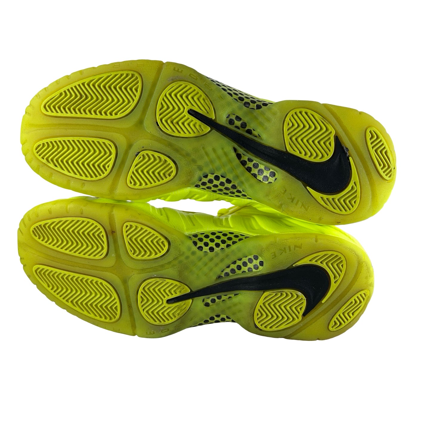 624041 700 Nike Air Foamposite Pro Volt (2021) [USED] - 10.5 M (Used) (No Box)