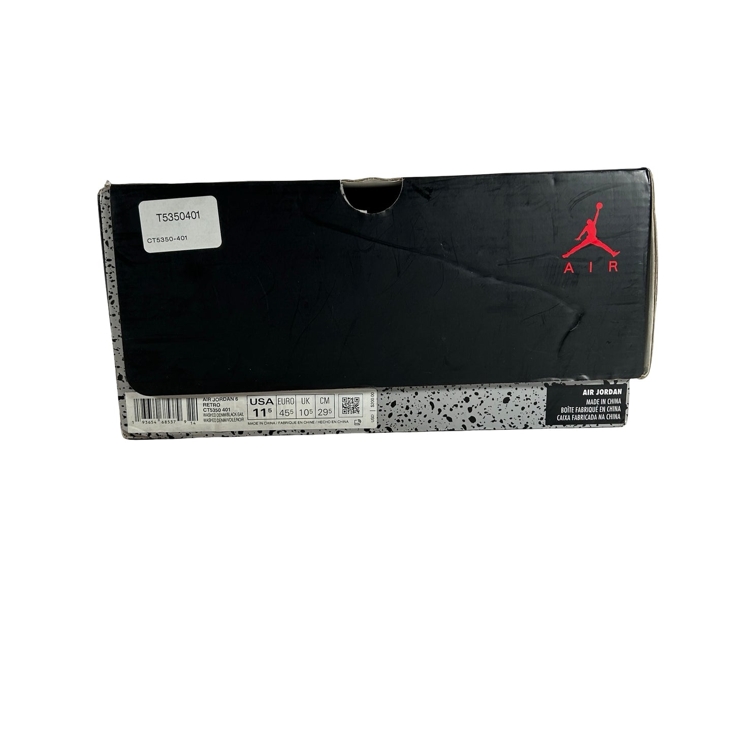 CT5350 401 Jordan 6 Retro Washed Denim [USED] - 11.5 M (Used)