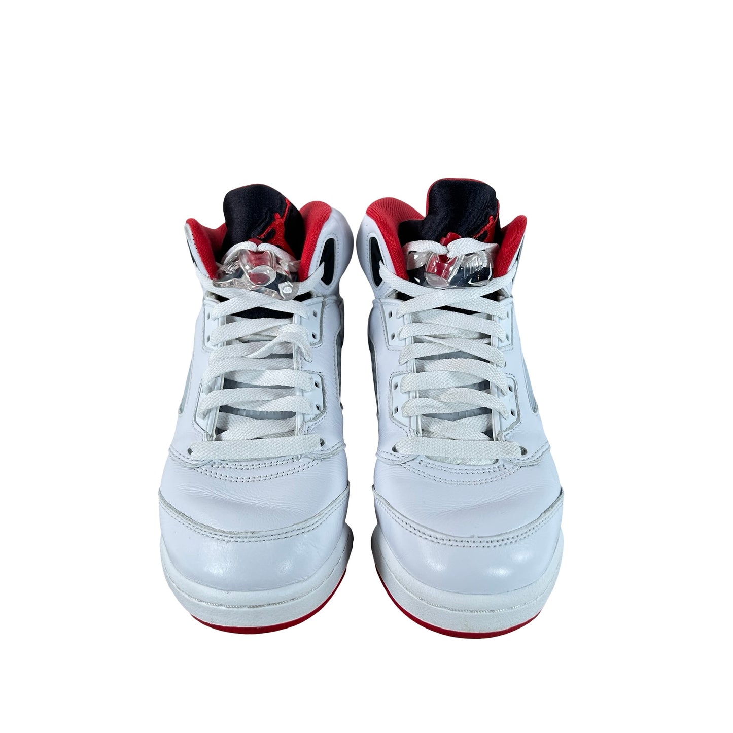 HQ7980 101 Jordan 5 Retro Fire Red Black Tongue (2025) (GS) [USED] - 6 Y (Used)
