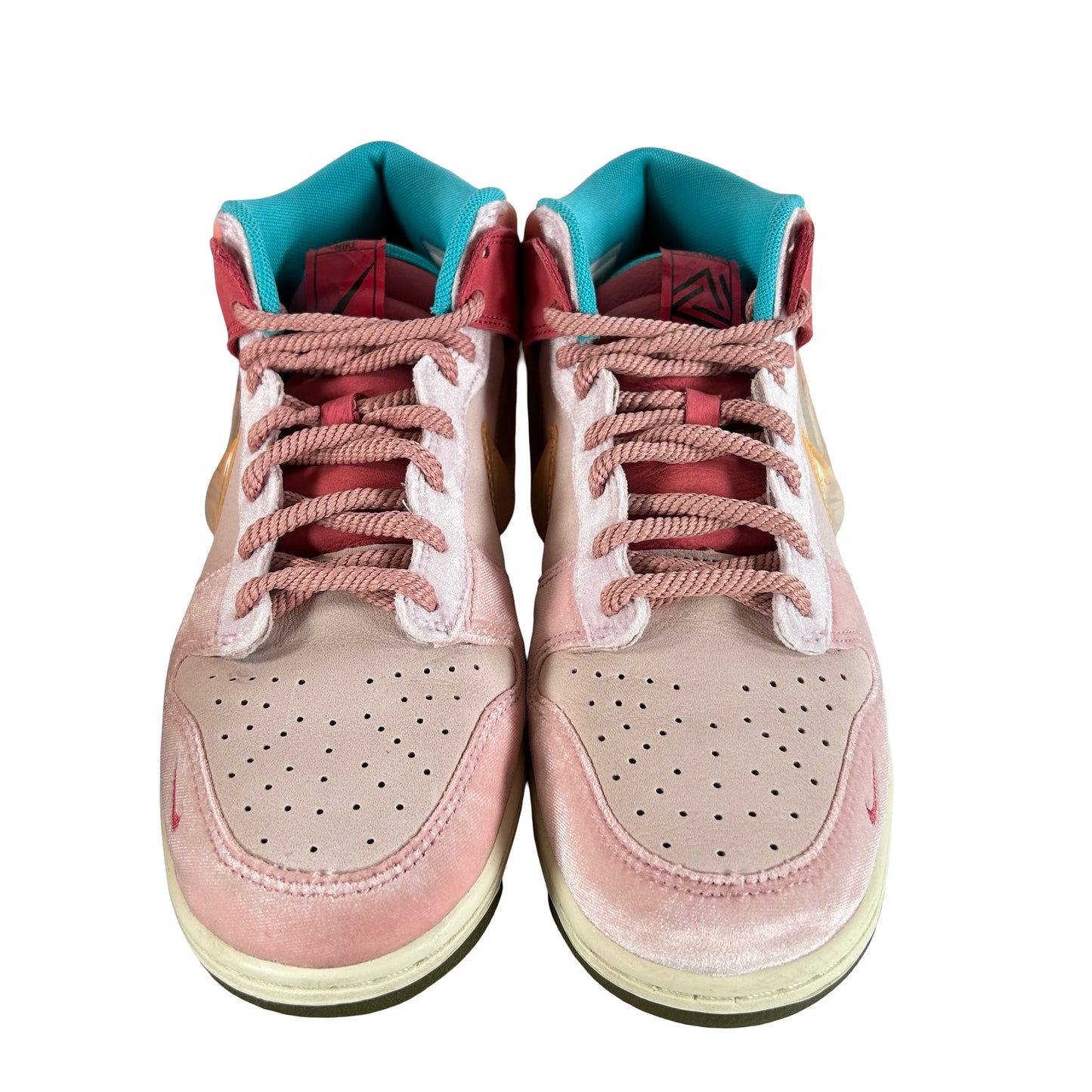 DJ1173 600 Nike Dunk Mid Social Status Free Lunch Strawberry Milk [USED] - 8.5 M (Used)