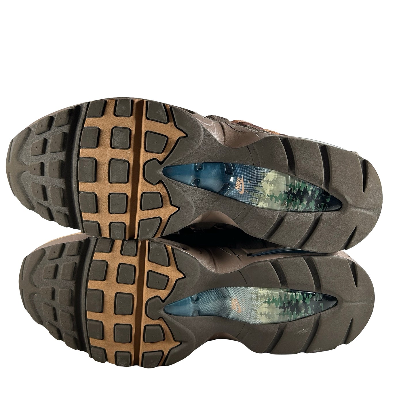 IQ3988 001 Nike Air Max 95 Big Bubble Ducks of a Feather Oregon Ducks Lumber Yard [USED] - 11 M (Used)