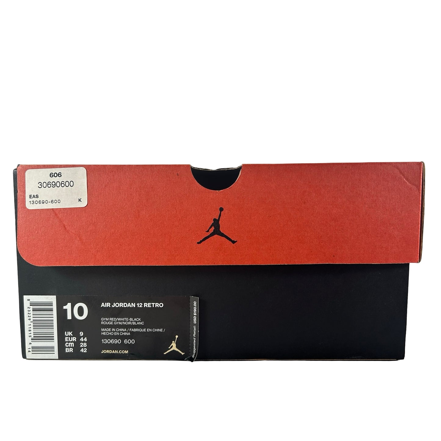 130690 600 Jordan 12 Retro Gym Red [USED] - 10 M (Used)