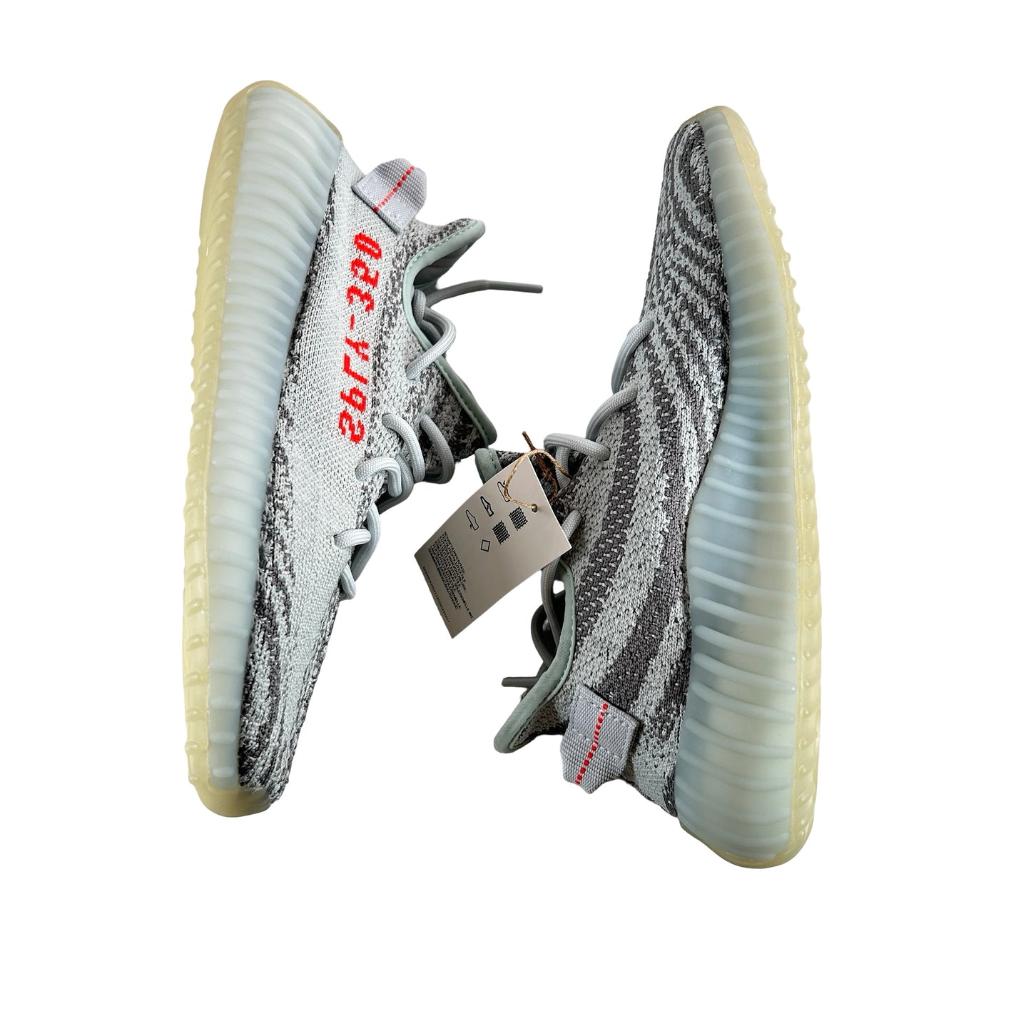 B37571 adidas Yeezy Boost 350 V2 Blue Tint (2017/2023) [CONDITIONAL] - 5. 5 M (Slight Yellowing)