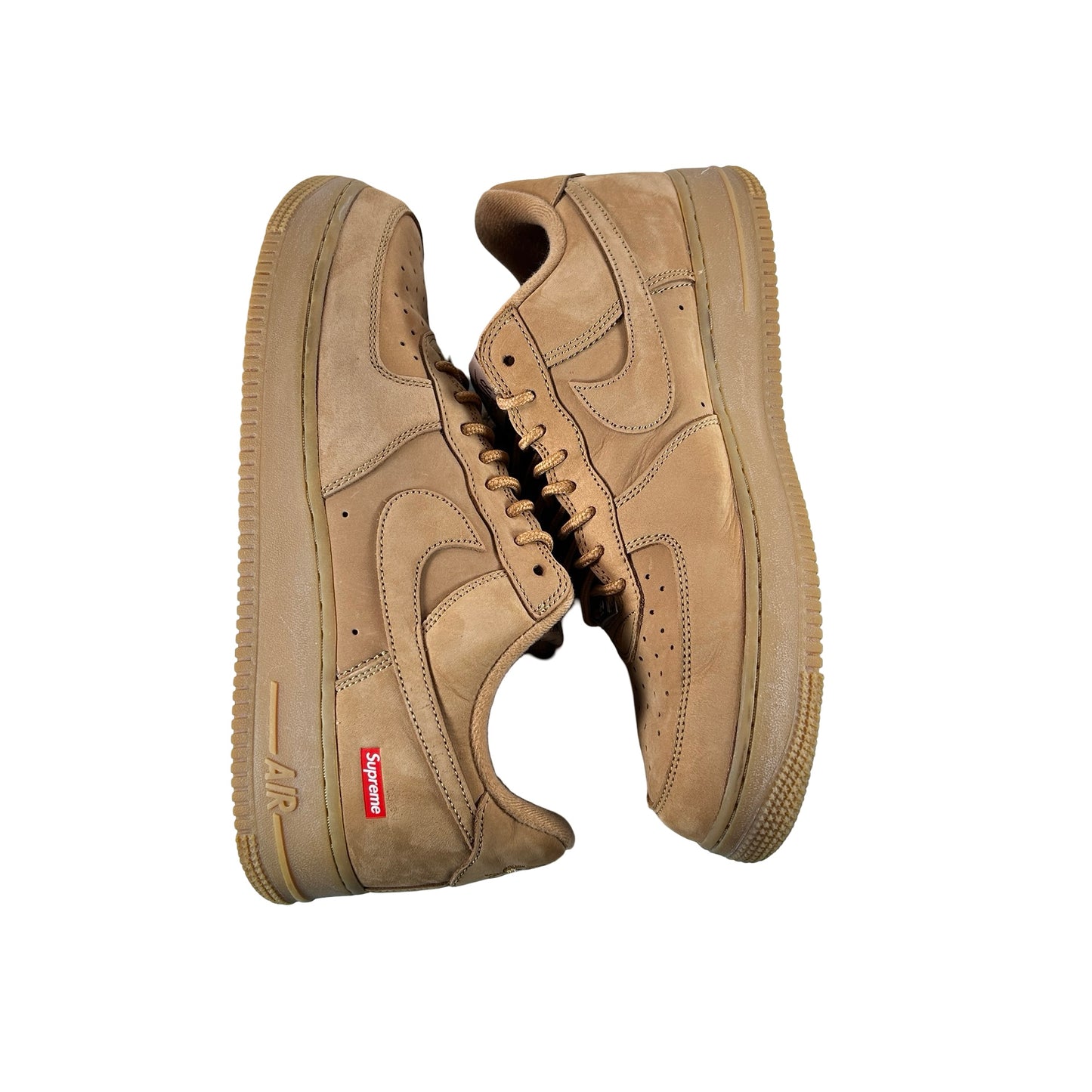 DN1555 200 Nike Air Force 1 Low SP Supreme Wheat [USED] - 11 M (Used)