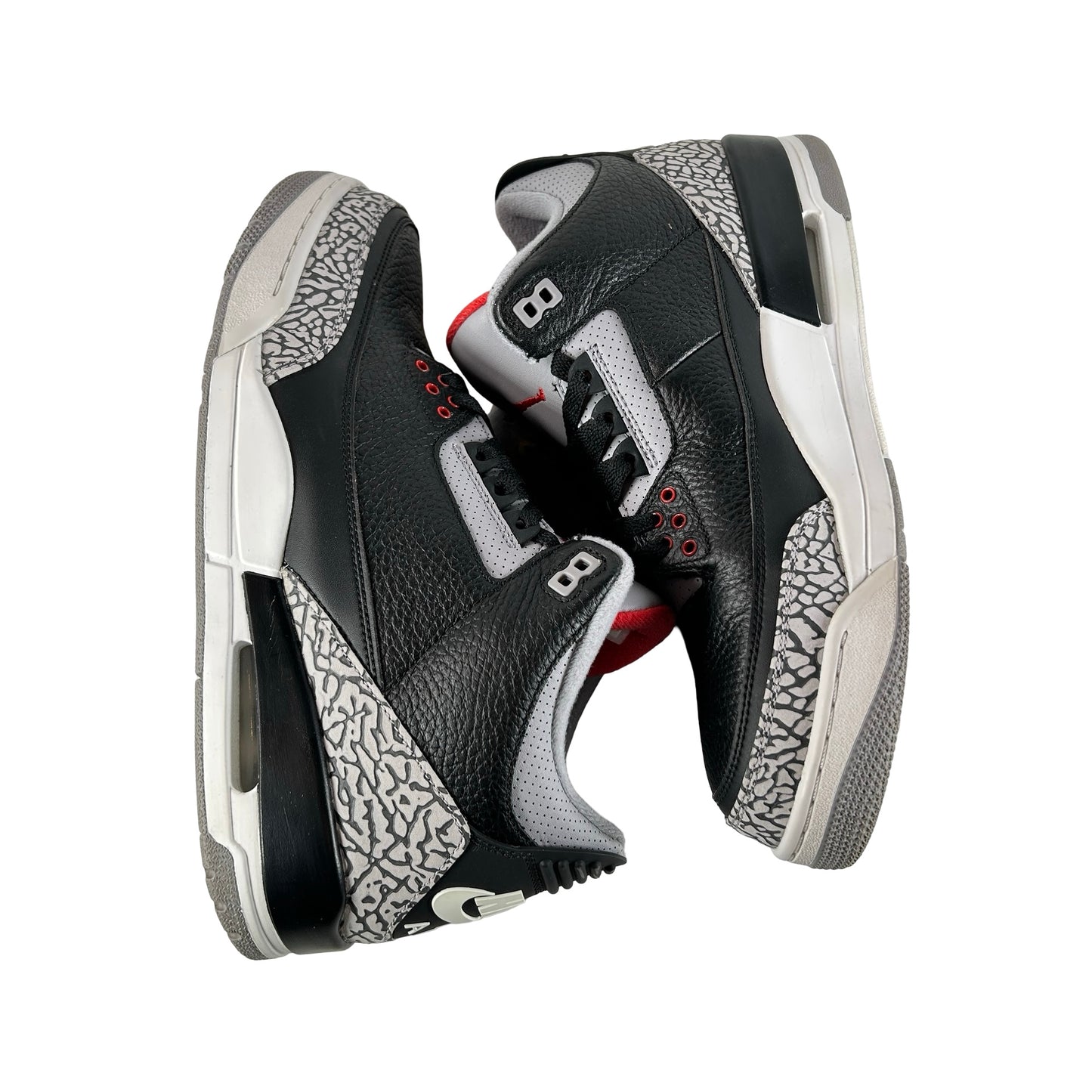 854262 001 Jordan 3 Black Cement 2018 [USED] - 12 M (Used4) (No Box4)