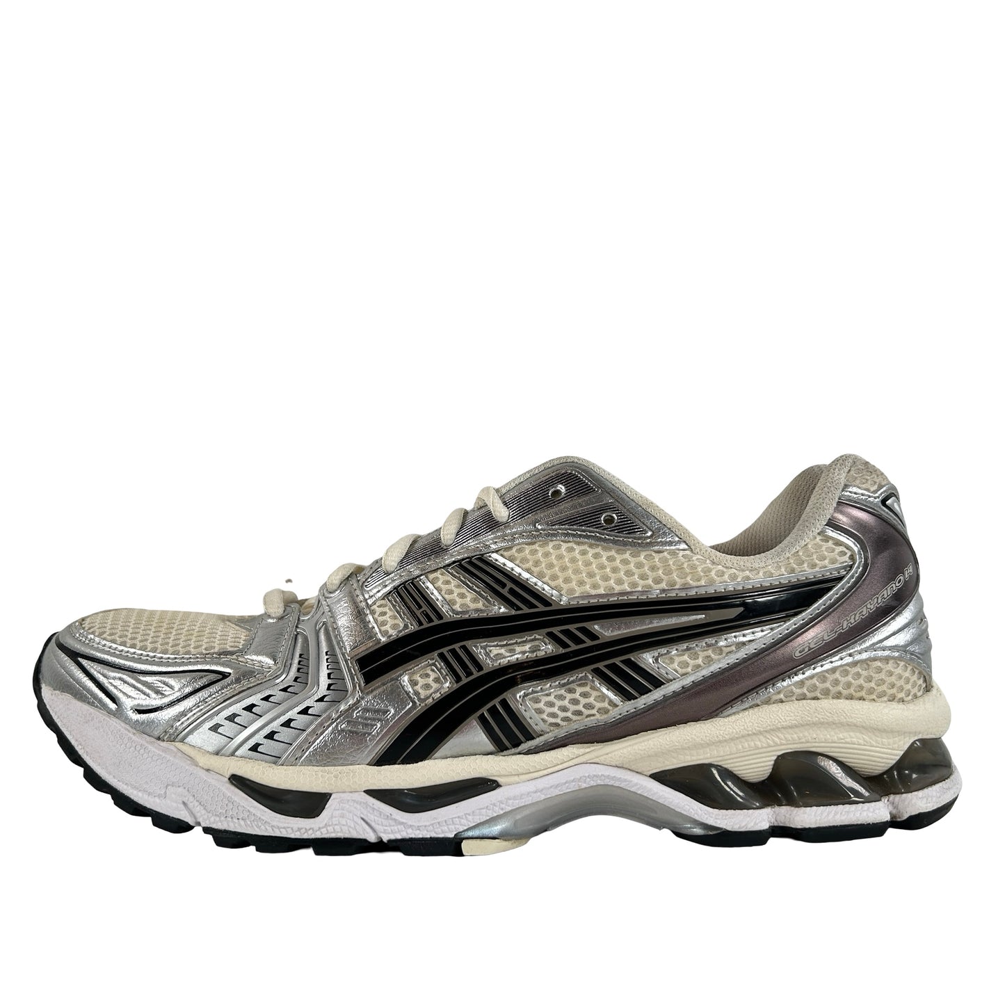 1201A019 108 ASICS Gel-Kayano 14 Cream Black Metallic Plum [USED] - 10 M (Used) (Replace Box)