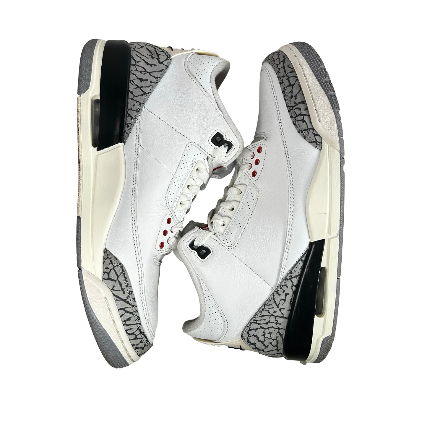 DN3707 100 Jordan 3 Retro White Cement Reimagined [USED] - 8.5 M (Used12)