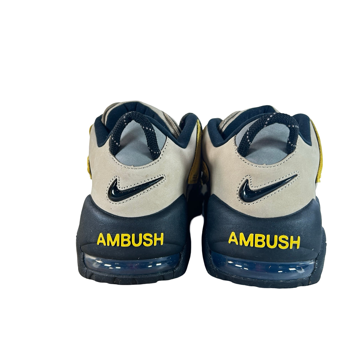 FB1299 200 Nike Air More Uptempo Low AMBUSH Sulfur [USED] - 11 M (Used)