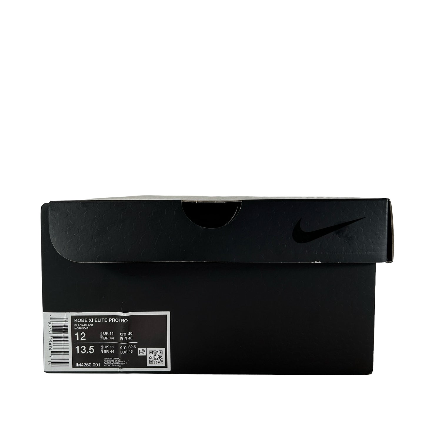 IM4260 001 Nike Kobe 11 Elite Low Protro Fade to Black [USED] - 12 M (Used)