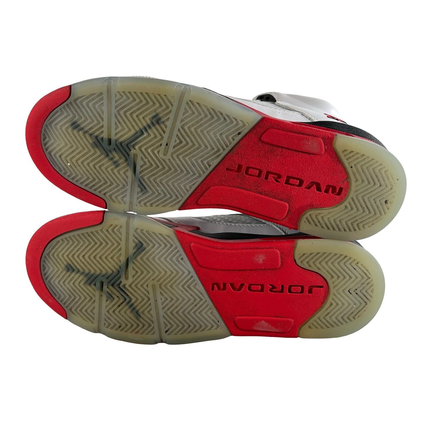 HQ7980 101 Jordan 5 Retro Fire Red Black Tongue (2025) (GS) [USED] - 6.5 Y (Used)