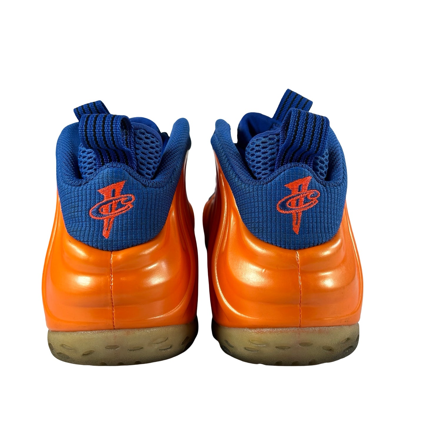 314896 801 Nike Air Foamposite One Knicks [USED] - 9.5 M (Used) (No Box)