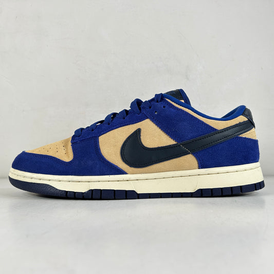 DV7411 400 Nike Dunk Low LX Blue Suede (Women's) [USED] - 11.5 W (Used)