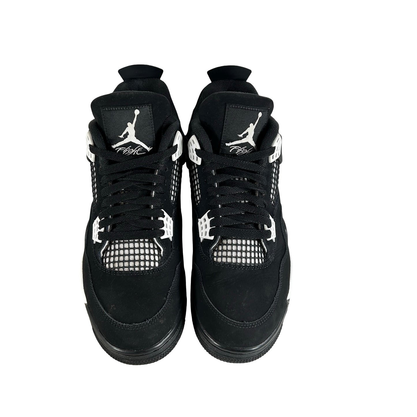 FQ8138 001  Jordan 4 Retro White Thunder [USED] - 9.5 M (Used10)