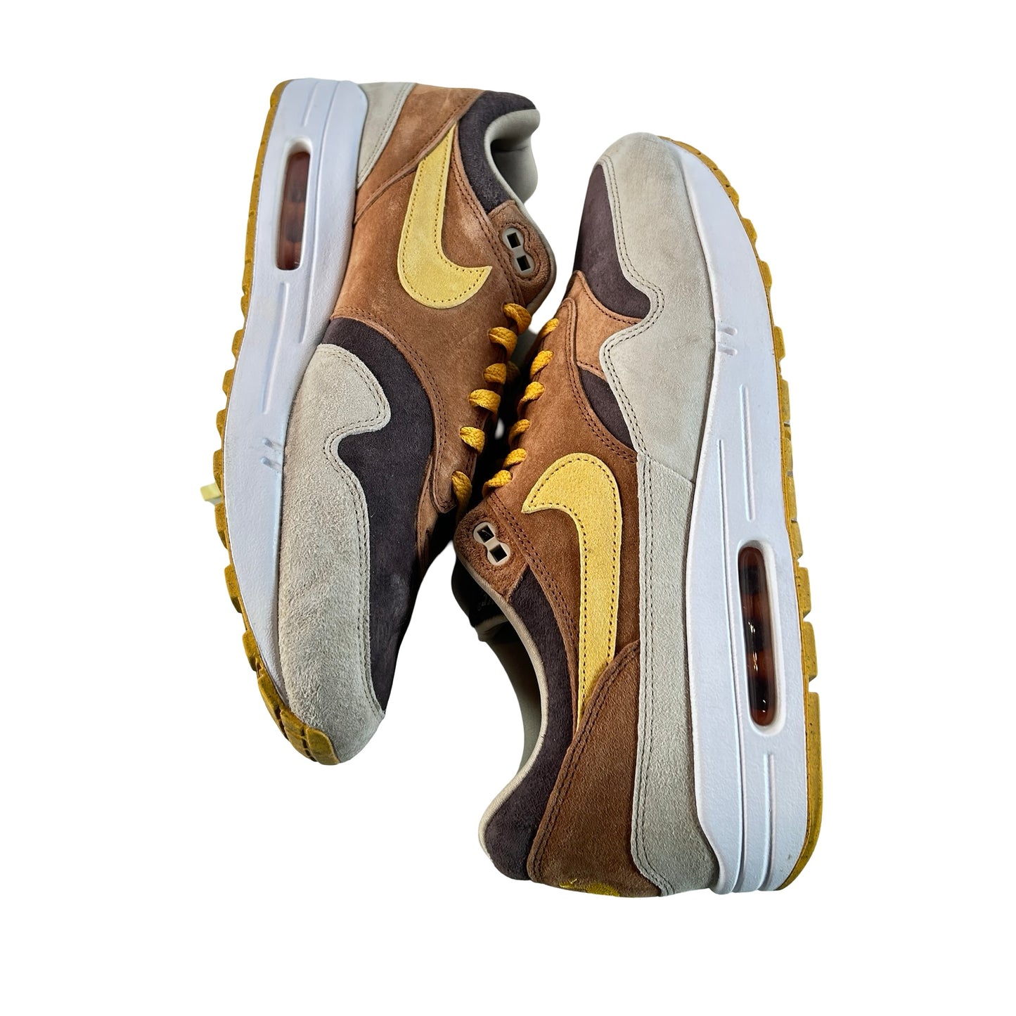 DZ0482 200 Nike Air Max 1 PRM Duck Pecan Yellow Ochre [USED] - 12 M (Used) (No Box)