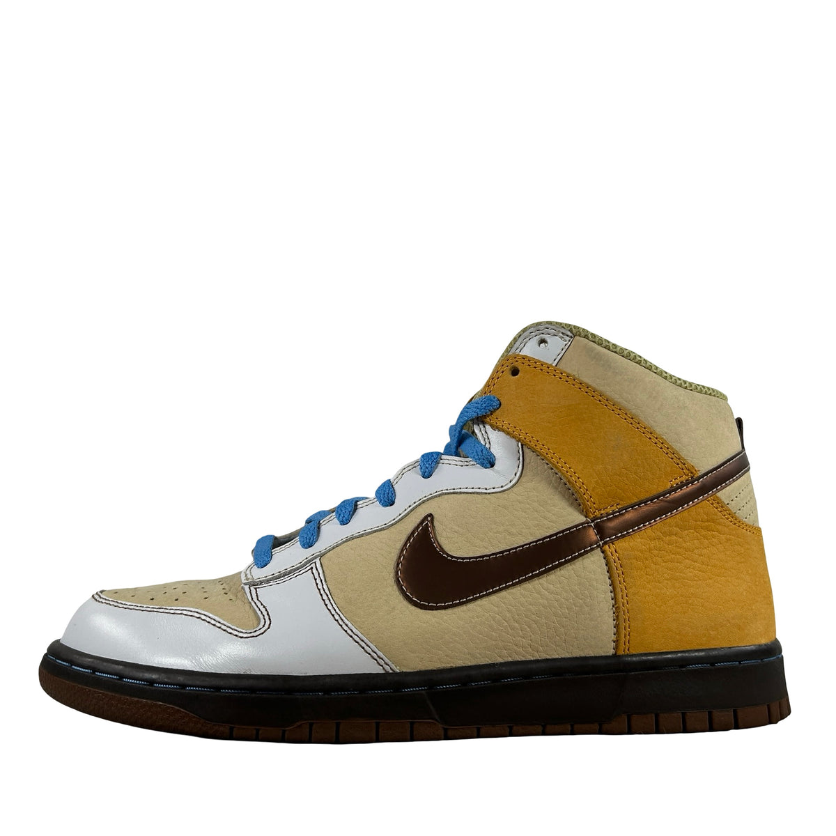 306968 721 Nike Dunk High Premium Vegas Gold Bison [USED] - 10 M (Used) (No Box)