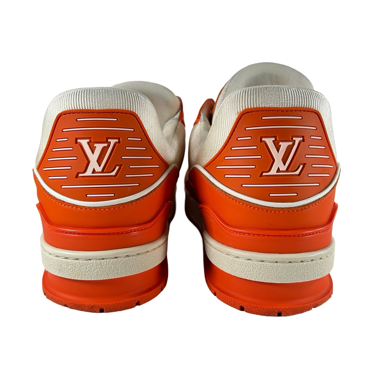 1A811P / 1A811N Louis Vuitton LV Trainer Orange [USED] - LV 10 (US 11) (Used)