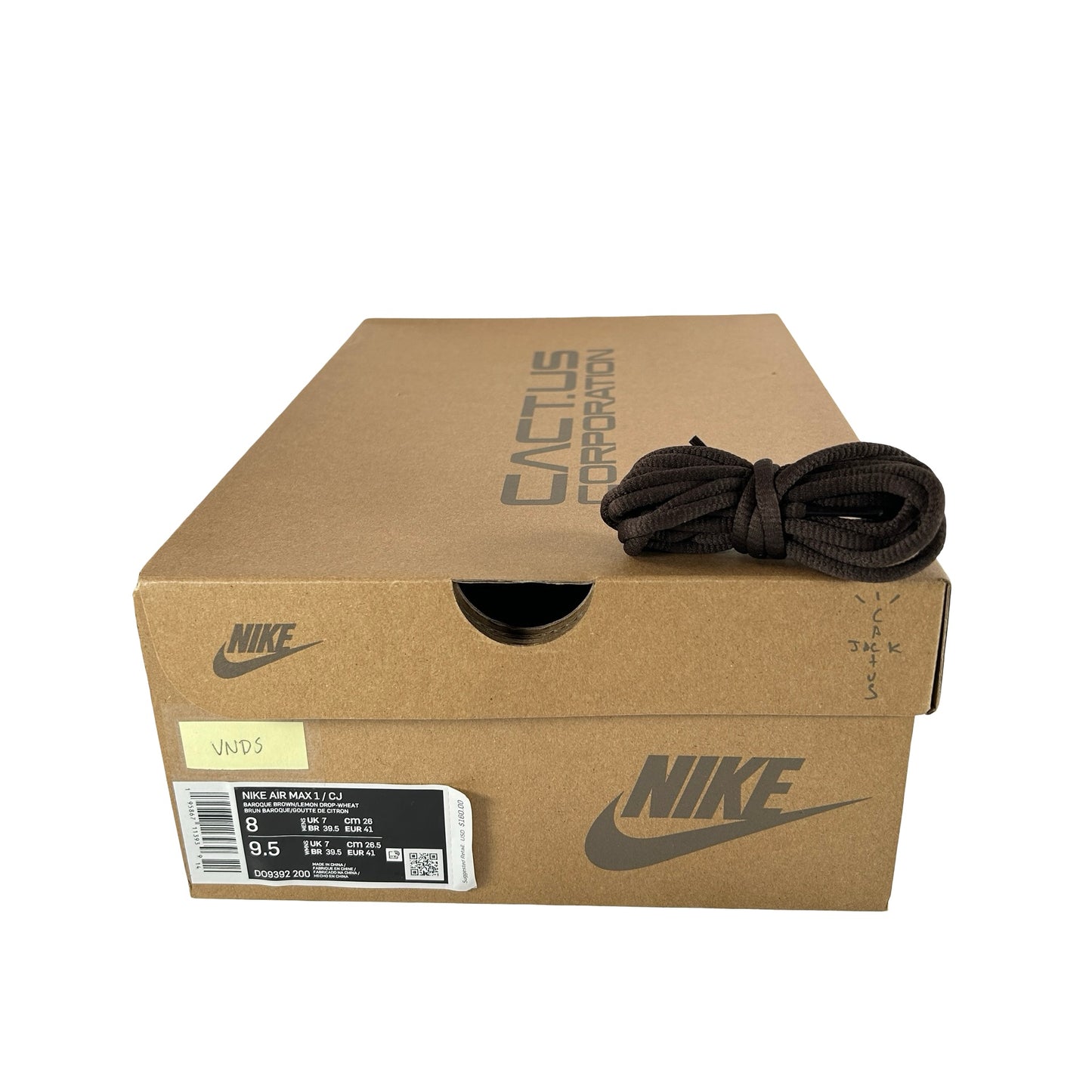 DO9392 200 Nike Air Max 1 Travis Scott Brown [USED] - 8 M (VNDS)