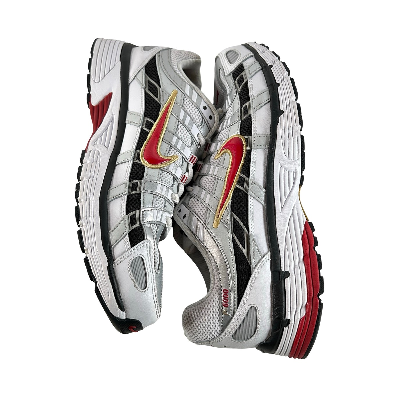 CD6404 102 Nike P-6000 Platinum Varsity Red [USED] - 10 M (Used)